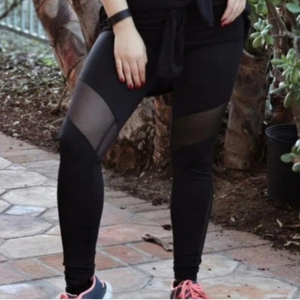 SHEIN Leggings Athletic Running Yoga Black Leggings Size XS